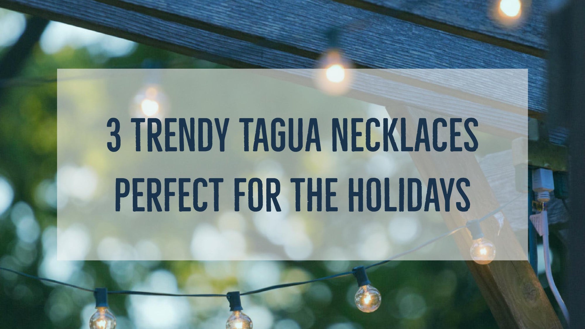 3 Trendy Tagua Necklaces Perfect for Holiday Fashion