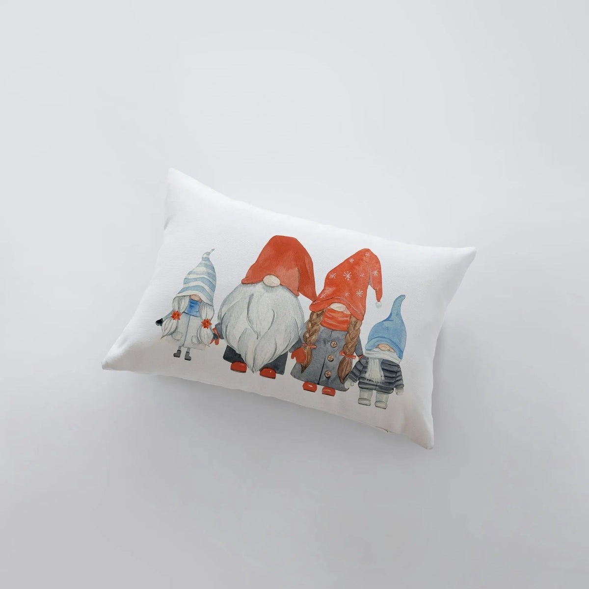Christmas Gnome Red 18x12 Throw Pillow | Pillow Cover