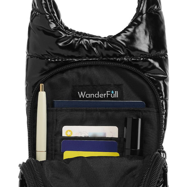 Black Glossy HydroBag® with Black Strap - Karma Kiss display picture 2