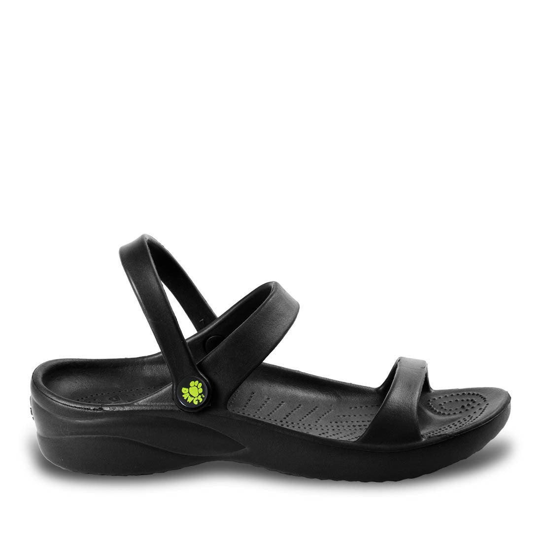 Women&#39;s 3-Strap Sandals - Black by DAWGS USA