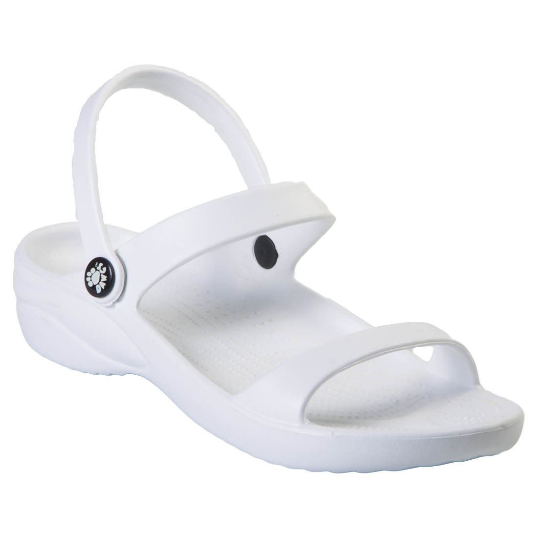 Women&#39;s 3-Strap Sandals - White by DAWGS USA