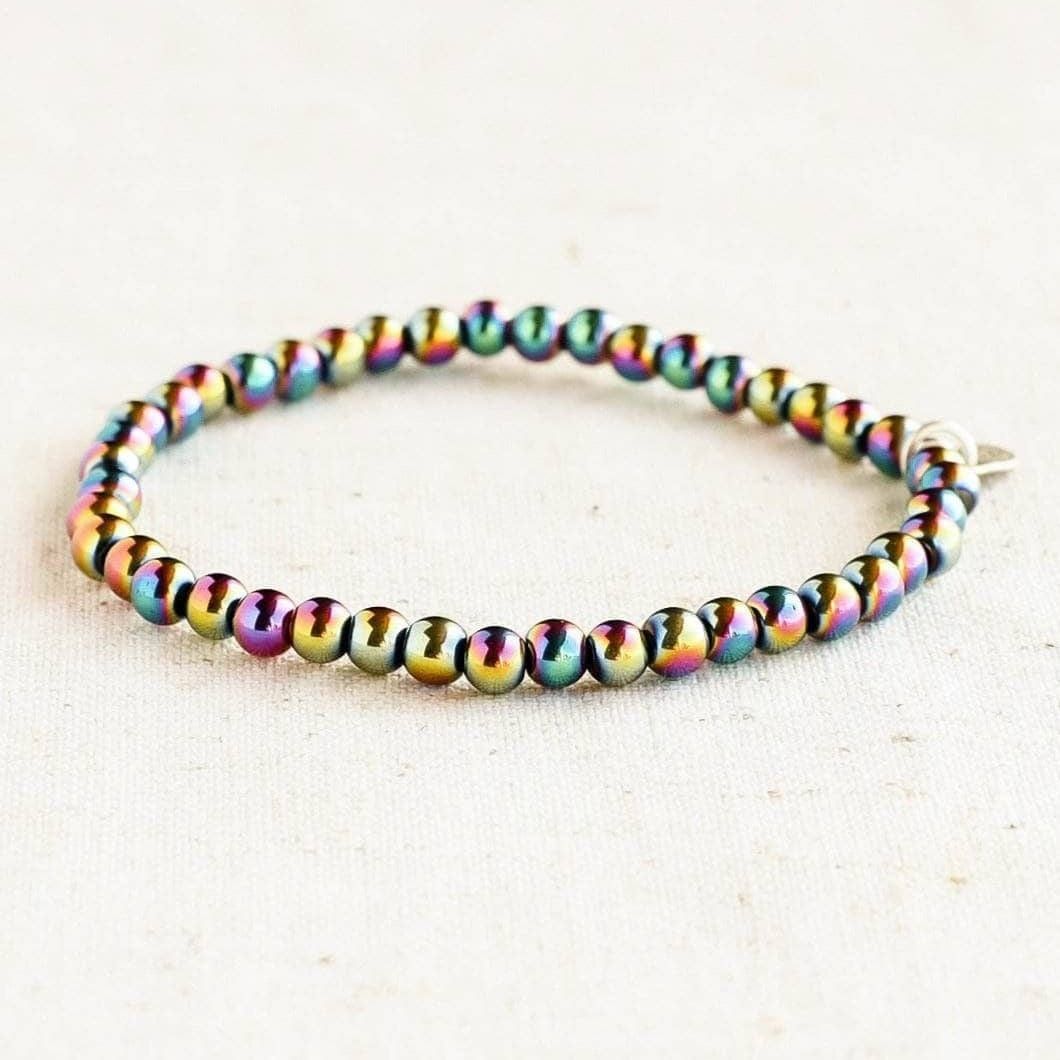 Tiny Rituals Rainbow Hematite Energy Bracelet by Tiny Rituals