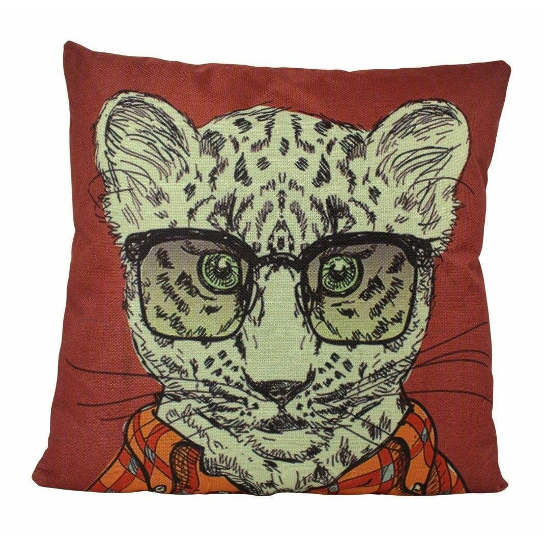 UniikPillows Leopard Hipster | Pillow Cover | Throw Pillow | Home Decor | Designer Pillows Online | Design Accents Pillows | Home Accent Pillows | Gift by UniikPillows
