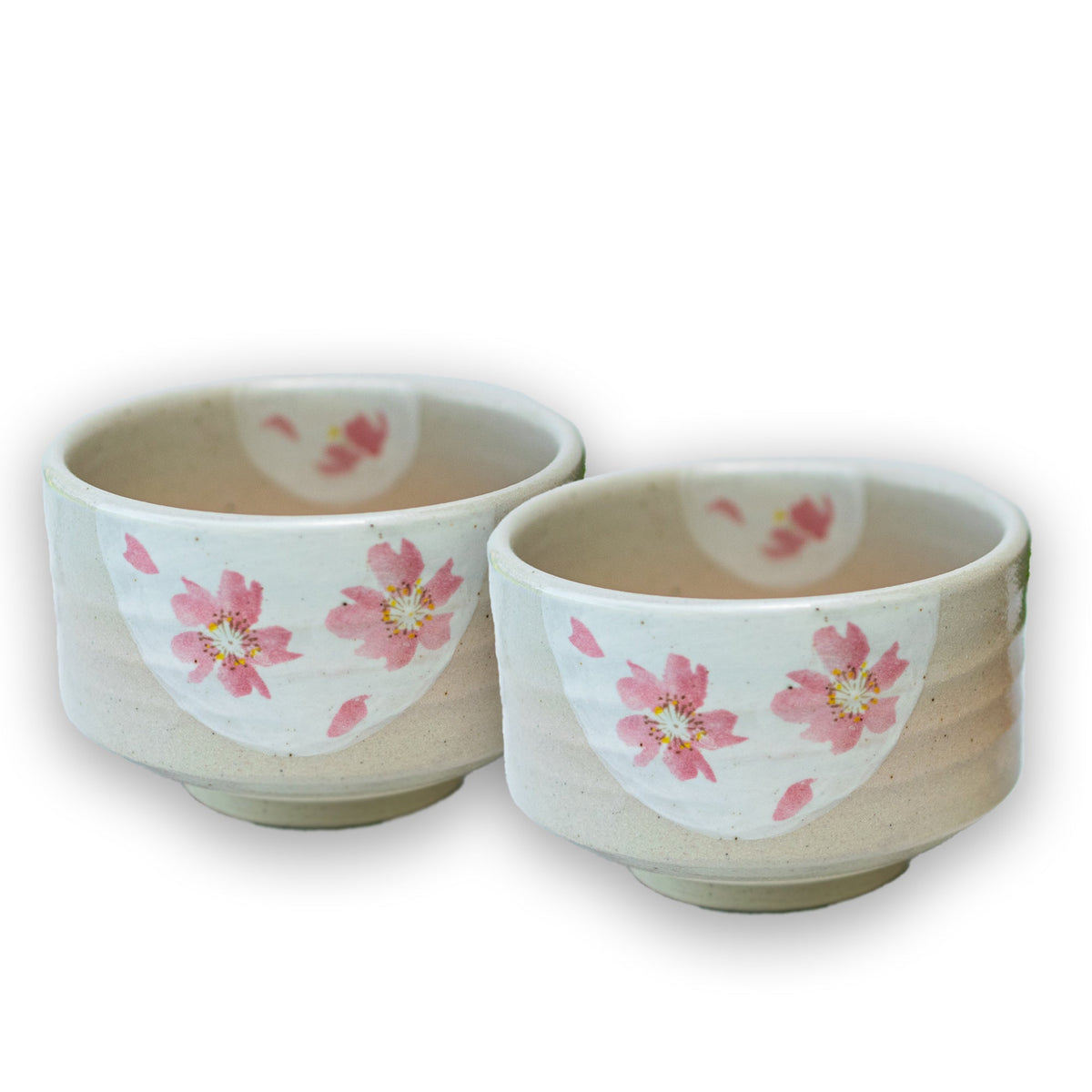 Beige with Pink Flowers Bowl by Aprika Life