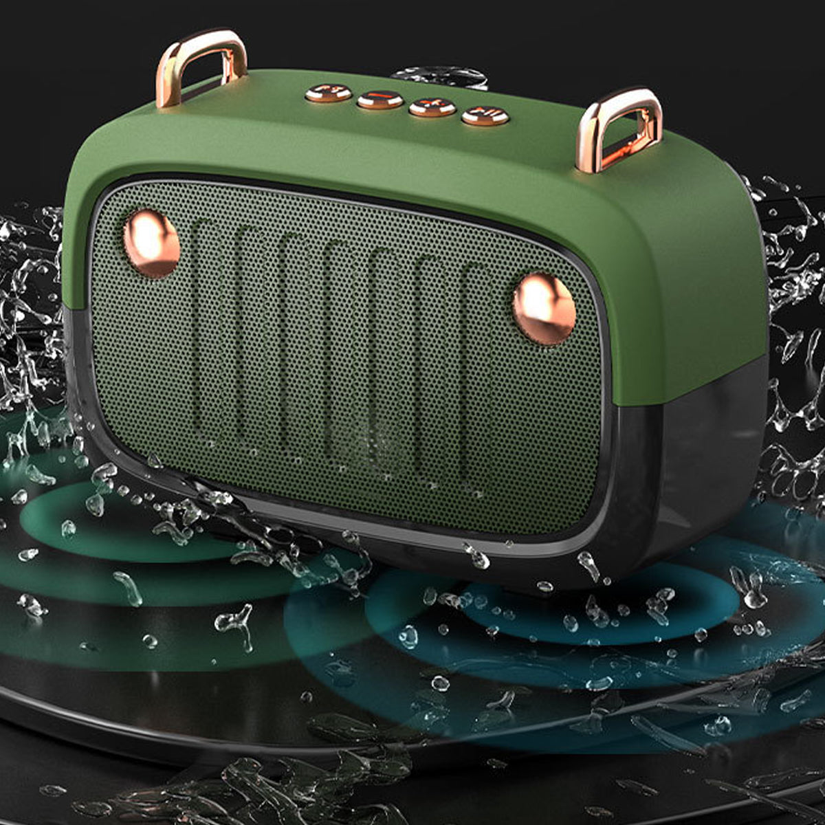 Retro Look FM Radio And Bluetooth Speaker Vista Shops