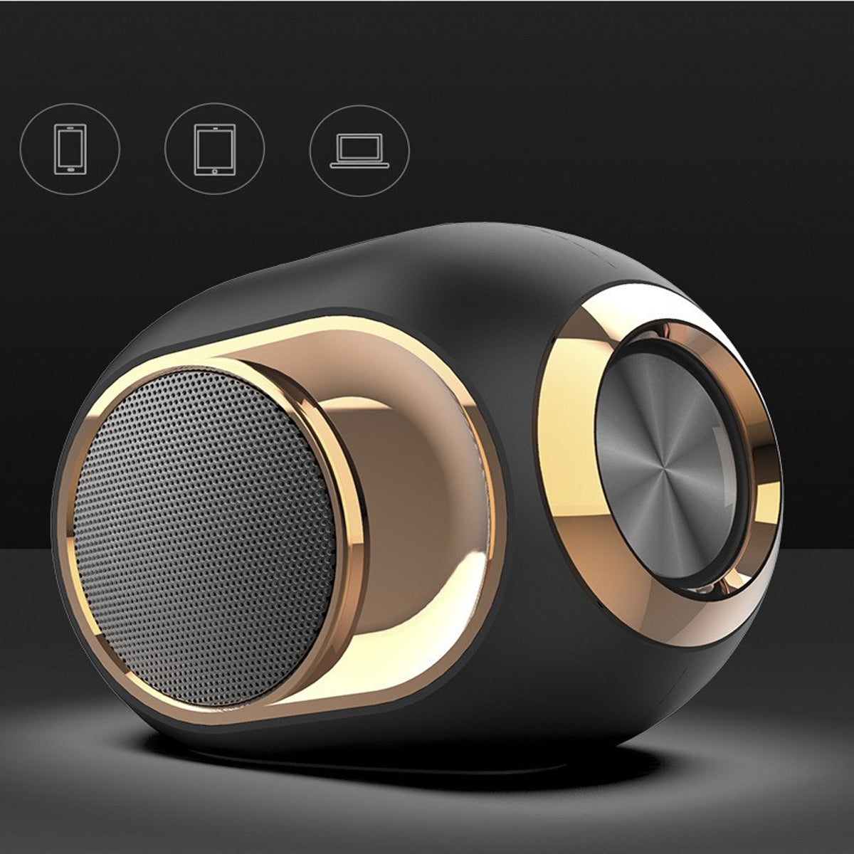 Olden Golden Bluetooth Speaker Vista Shops