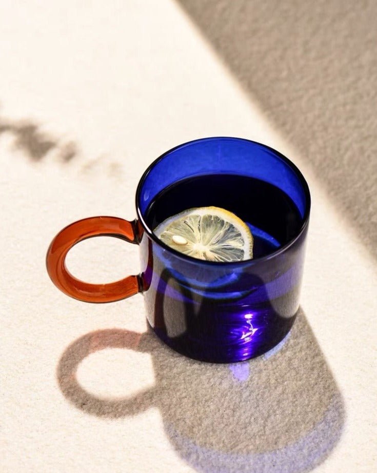 Set of 2 Retro Couple Coffee Mugs Tea Cups