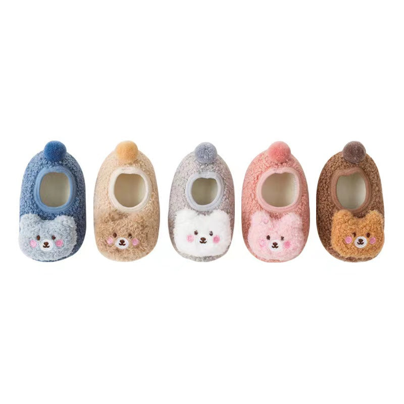 Baby 3D Cartoon Bear Patched Pattern Non-Slip Warm Shoes, MyKids-USA®, Shoes, MyKids-USA -  -  -  -  -  -  - 