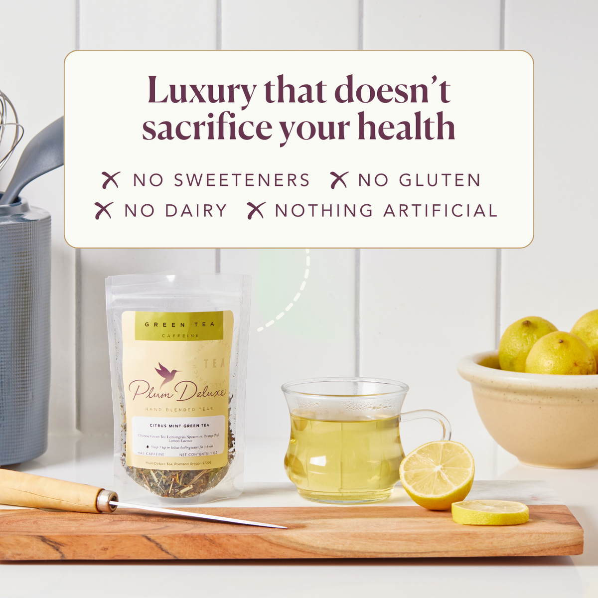 Coconut Ginger Soother Herbal Tea