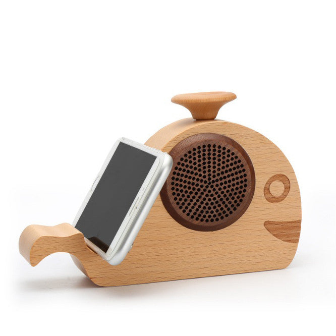 WOODSY GOODSY 2 IN 1 Bluetooth Speaker And Cell Phone Stand Vista Shops
