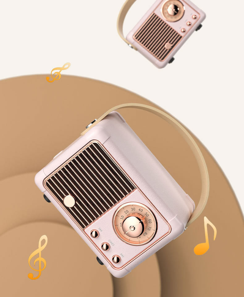 Retro Look FM Radio And Bluetooth Speaker Vista Shops