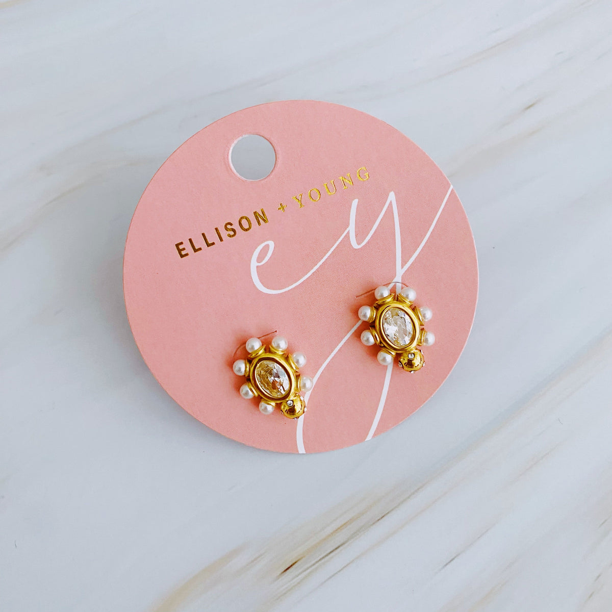 Glam on the Yacht Stud Earrings