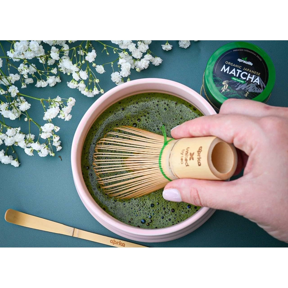 Matcha Bamboo Whisk Set by Aprika Life