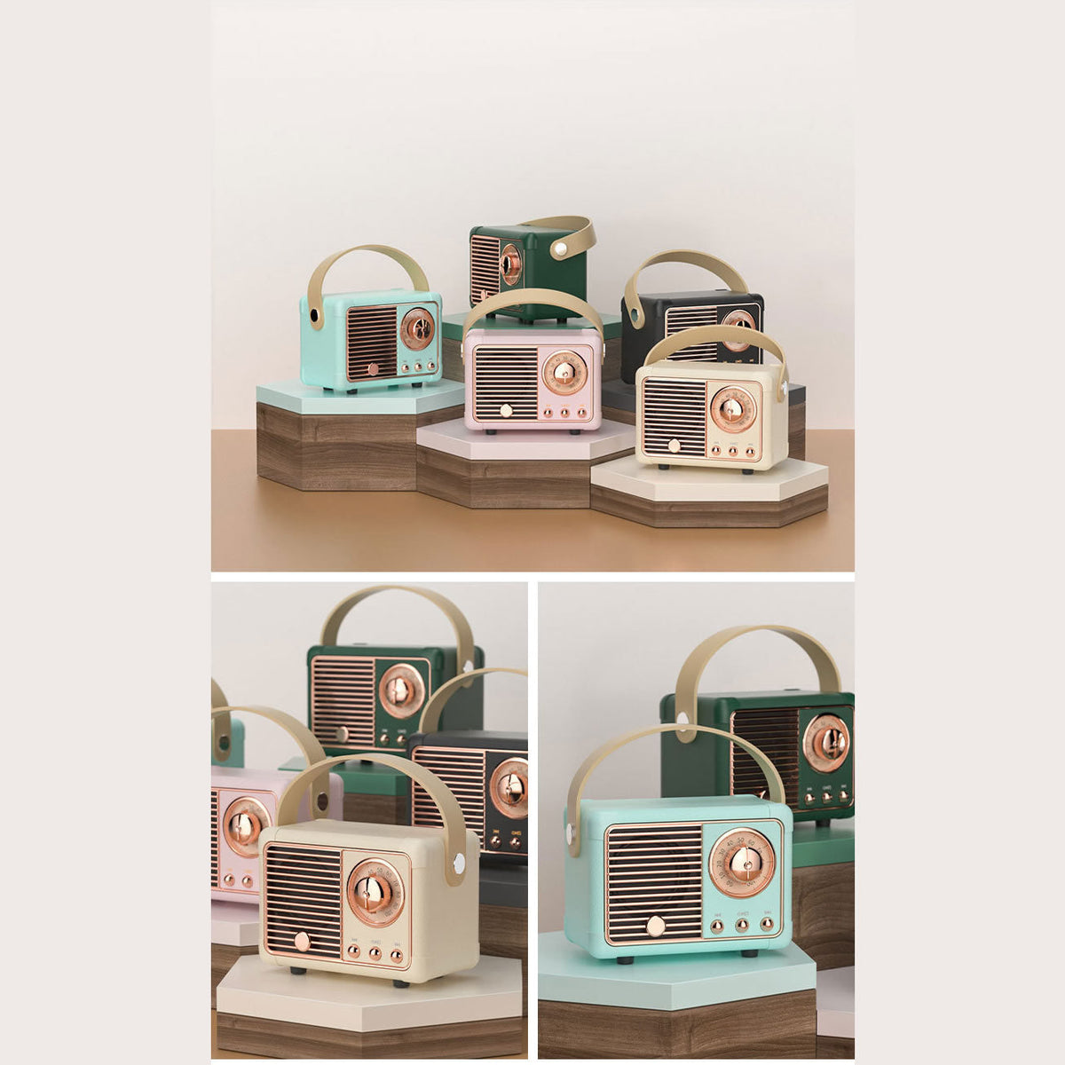 Retro Look FM Radio And Bluetooth Speaker Vista Shops