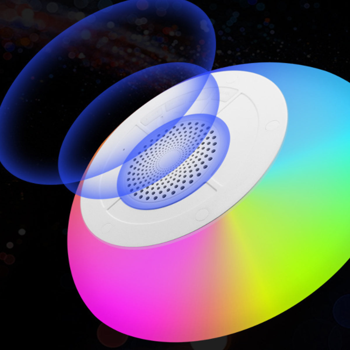 Floatilla Bluetooth LED Enabled Waterproof Speaker For Pools And Outdoors Vista Shops