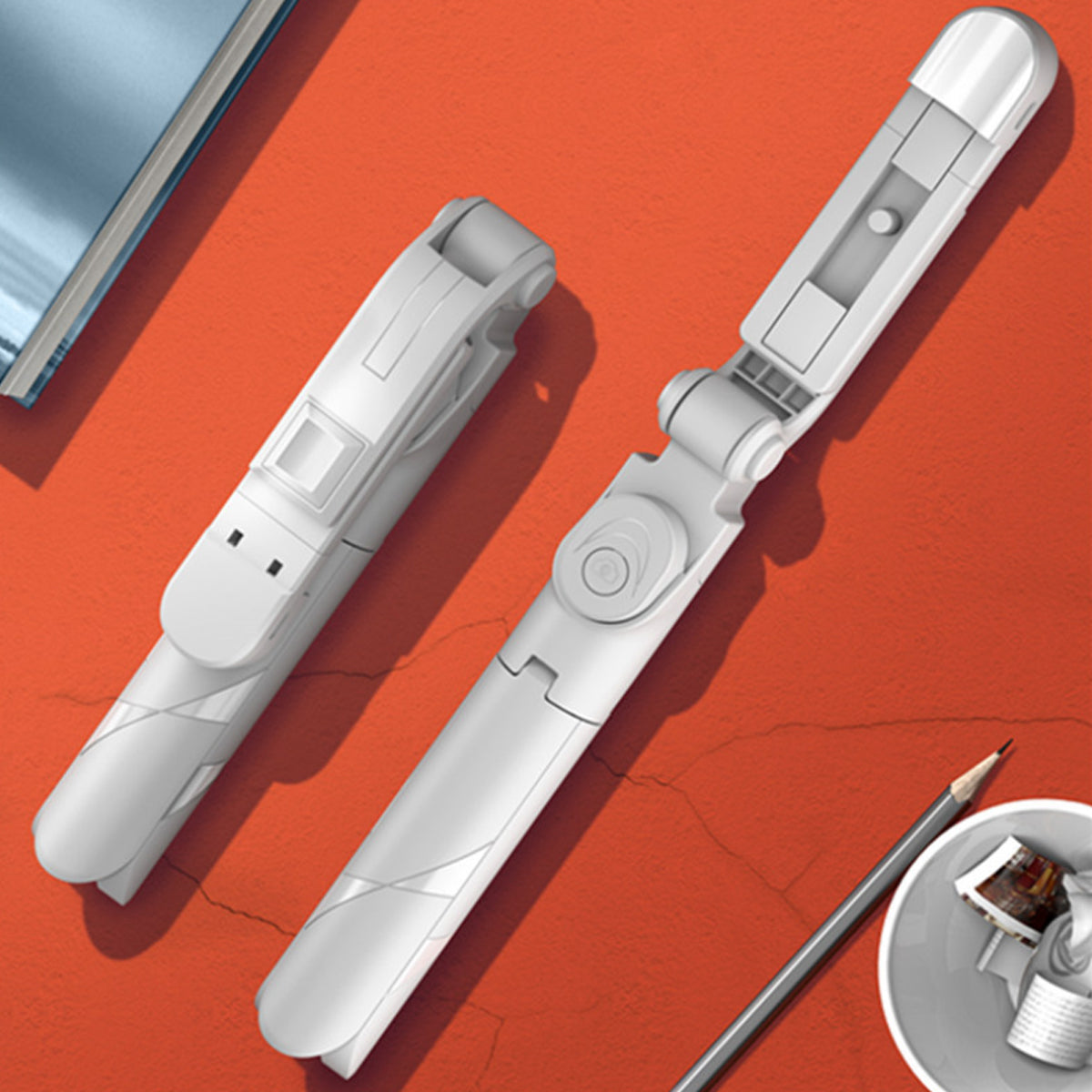 Self Video Portrait Soft Halo Light Stand With Dual LED Light And Bluetooth Remote Vista Shops