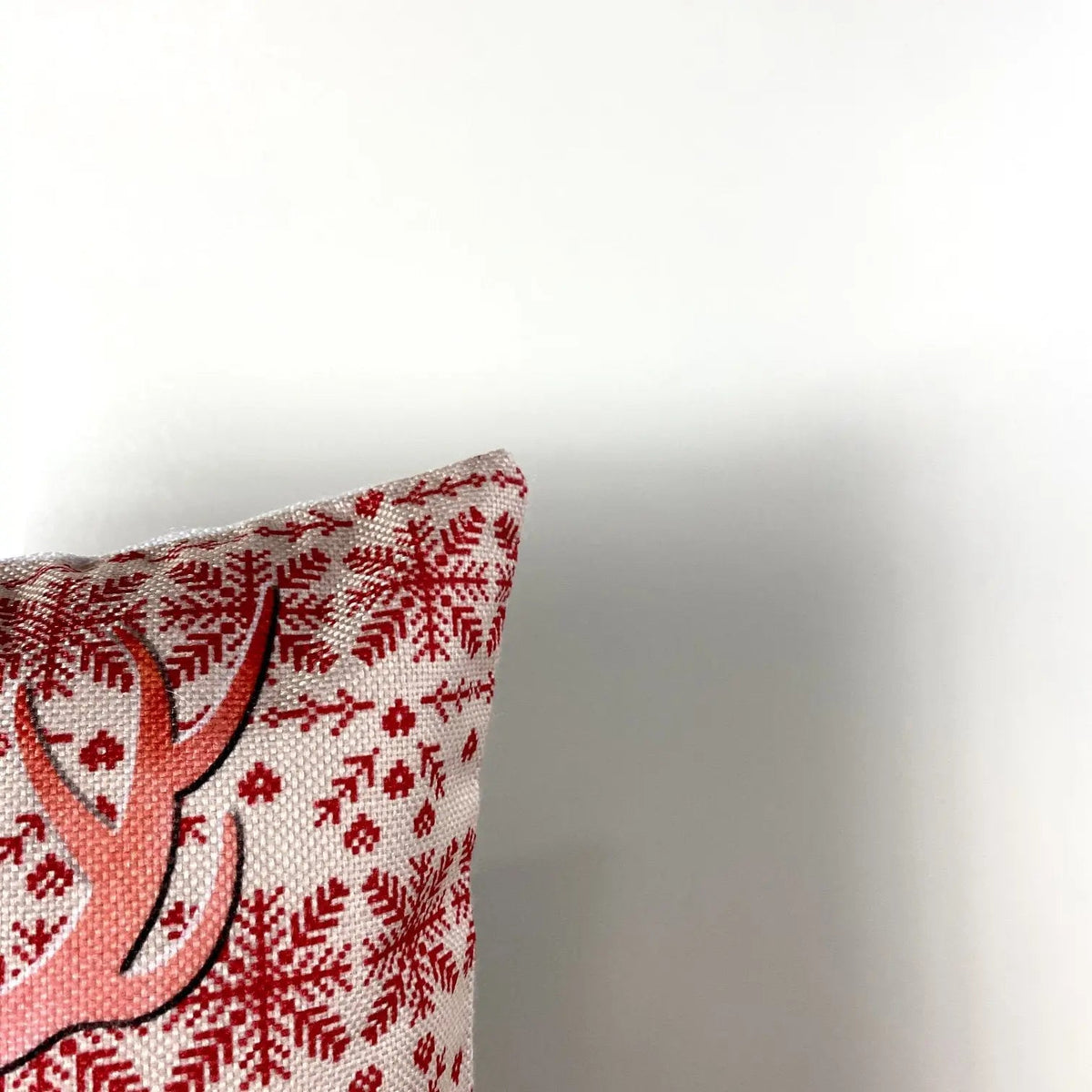 A Merry Little Christmas Reindeer Pillow | Pillow Cover