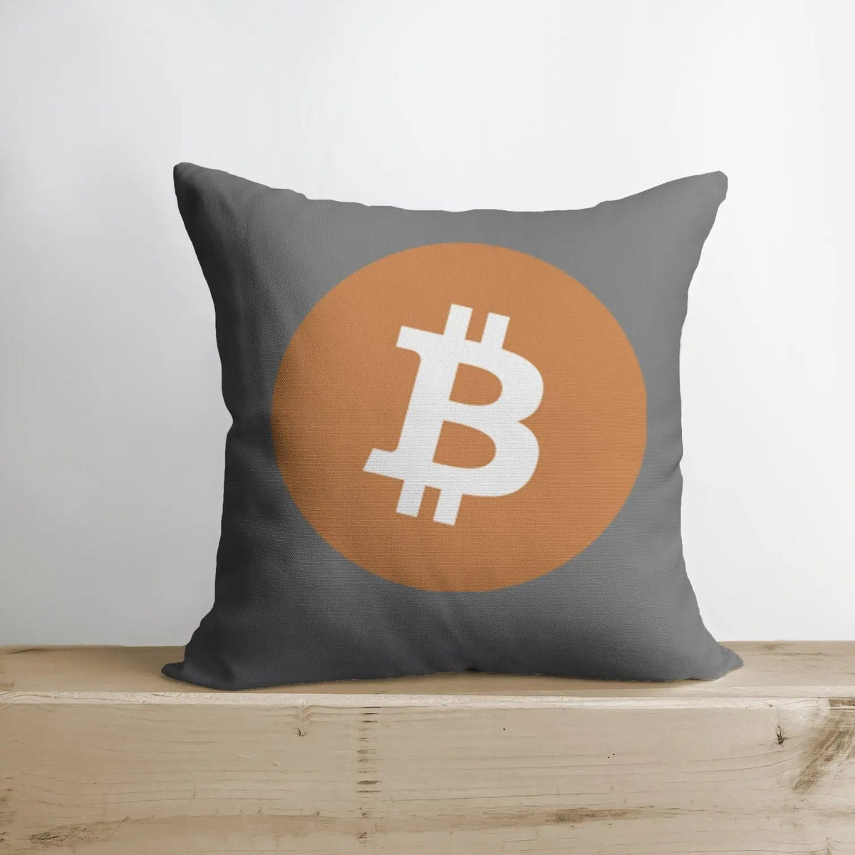 Bitcoin Pillow | Double Sided | Bitcoin Merch | Crypto Plush | Pillow Defi | Throw Pillows | Down Pillows | Crypto Pillows