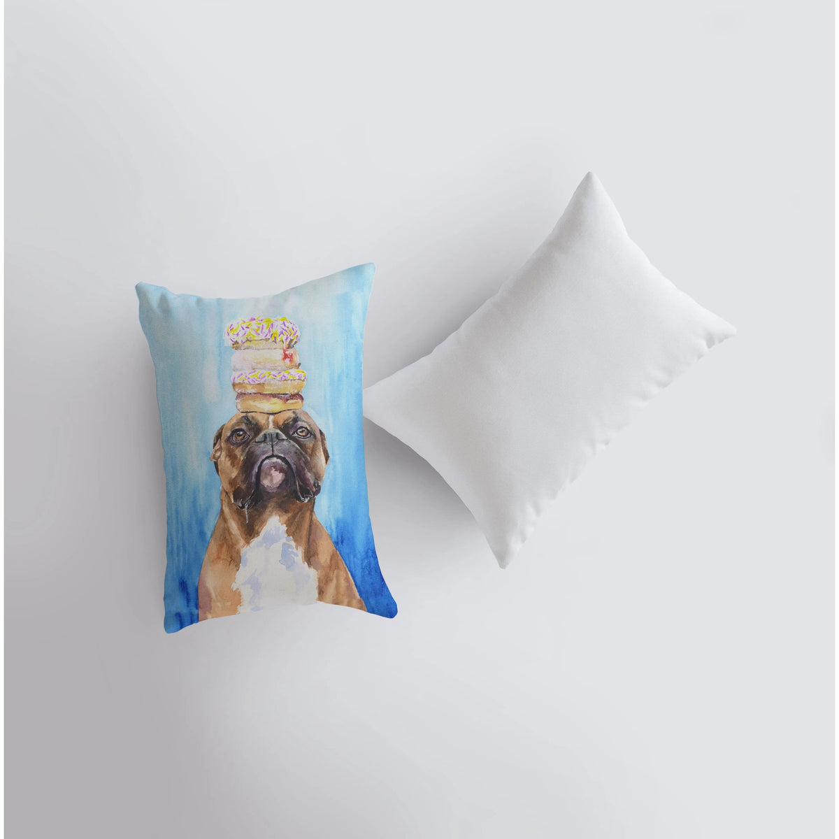 Doughnut Boxer | 12x18 Pillow | Pillow Cover