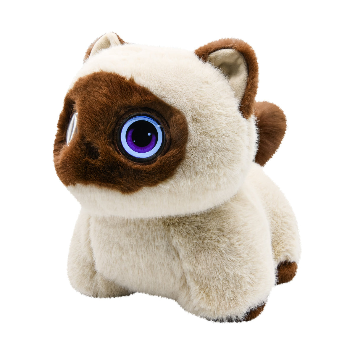 Contixo AI Pixie-Paw Smart Interactive Plush Cat – Voice-Responsive, Touch-Activated, Expressive Eyes, AI Companion Stuffed Animal for Kids & Pet Lovers