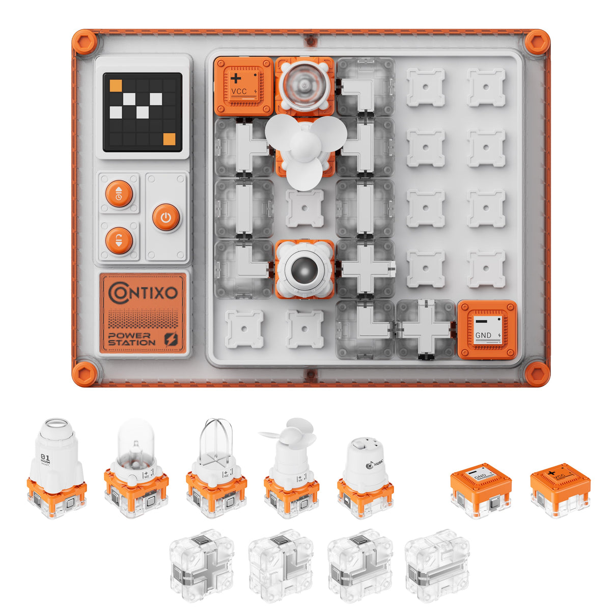Contixo - CB1 Circuit Builder Set for Kids, STEM Snap Circuit Electronics Learning Kit, Educational Science Toy