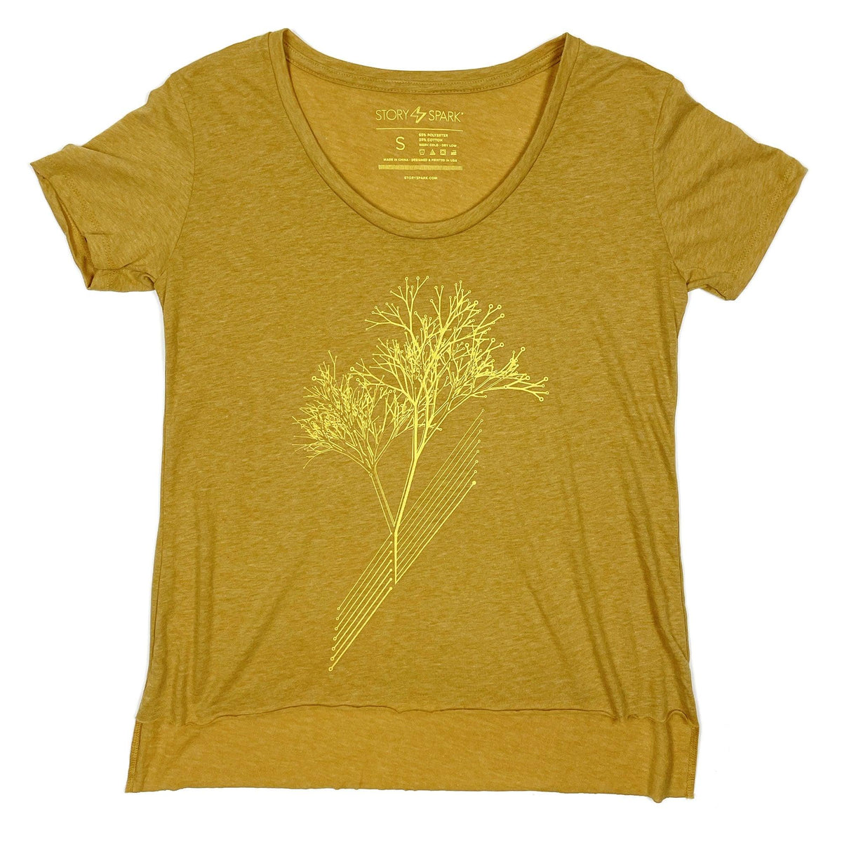 Circuit Tree Womens Festival T-shirt by STORY SPARK