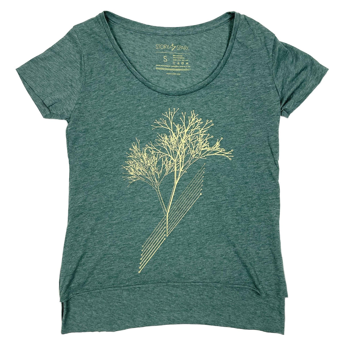 Circuit Tree Womens Festival T-shirt by STORY SPARK