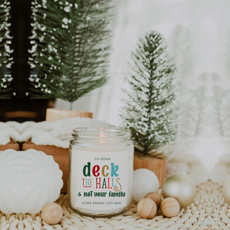 Deck the Halls Candle