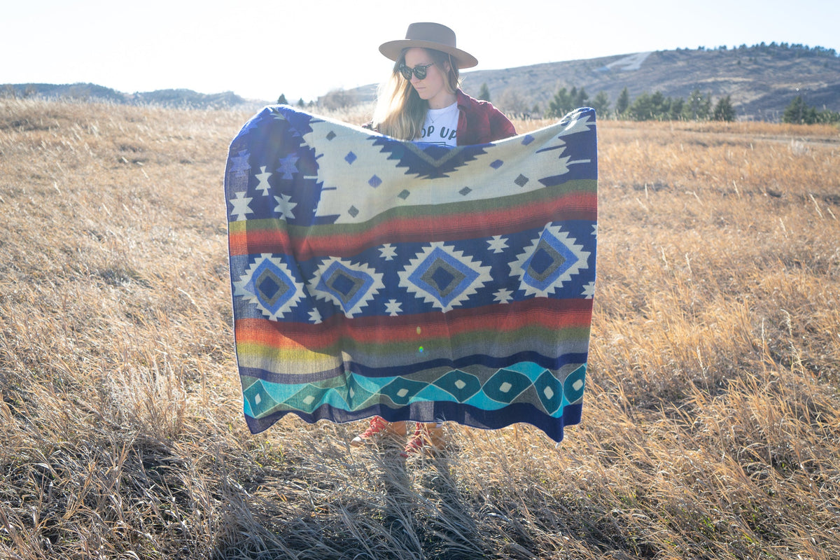 Andean Alpaca Wool Blanket
