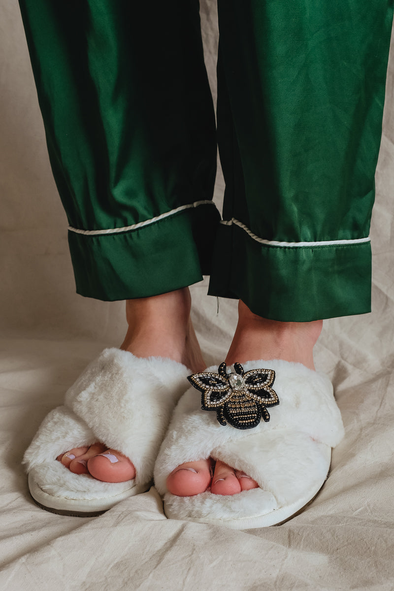 Buzzy Bling Slippers