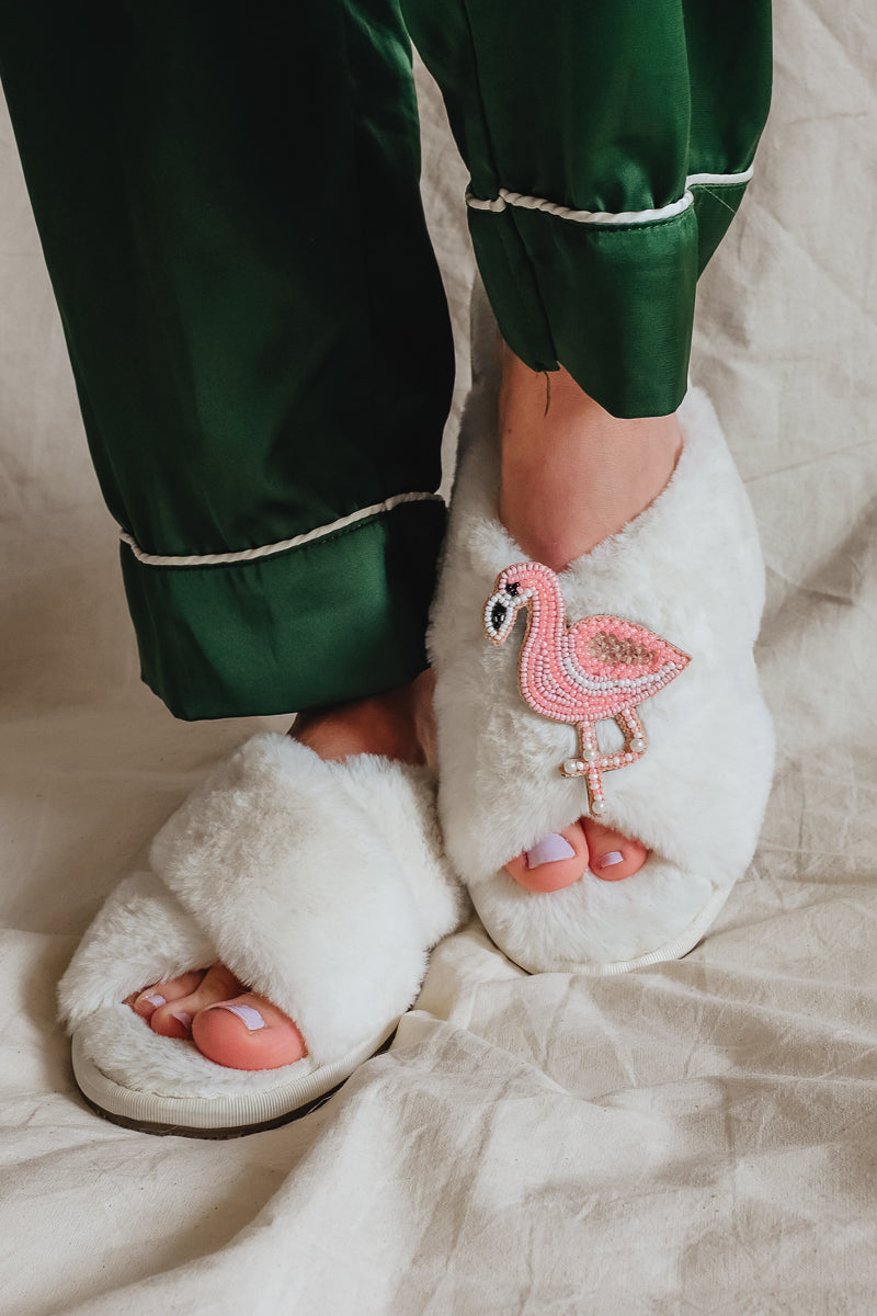 Flamingo Fun Slippers