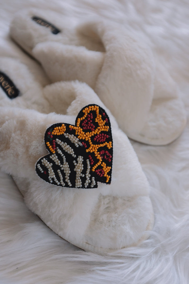 Lush Life Heart Slippers