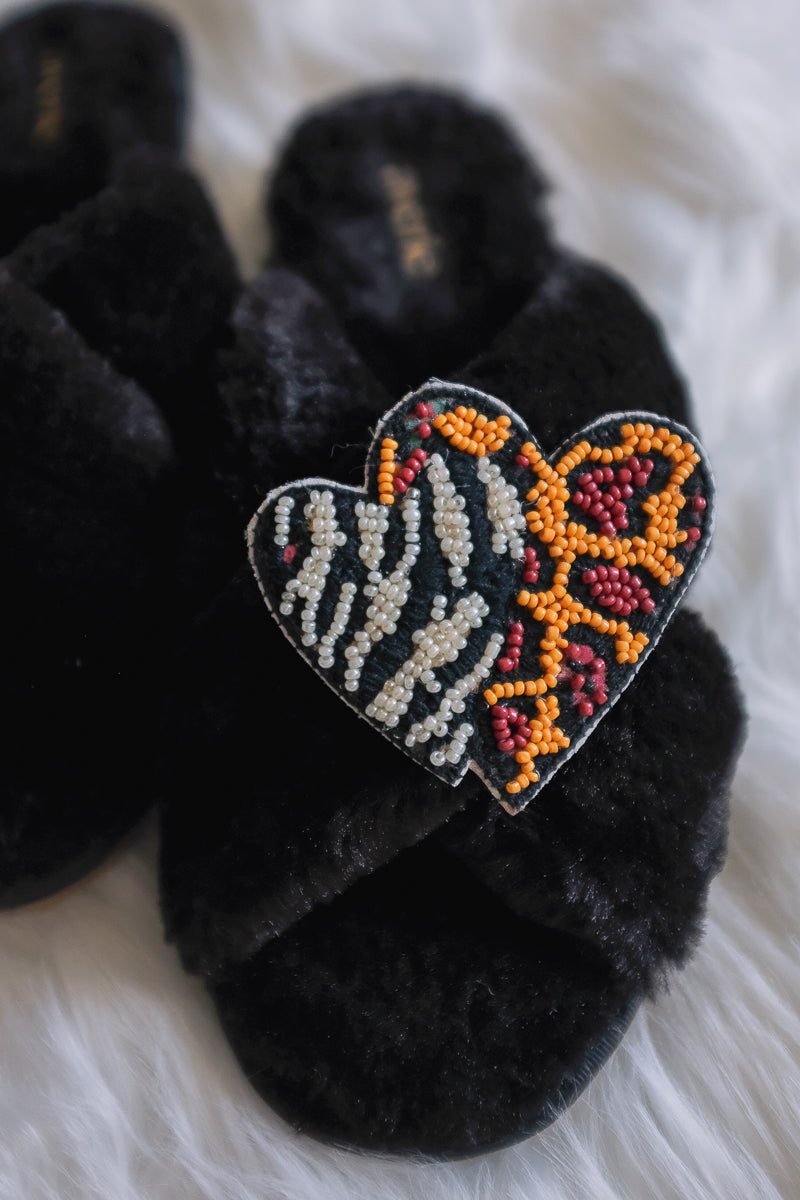 Lush Life Heart Slippers