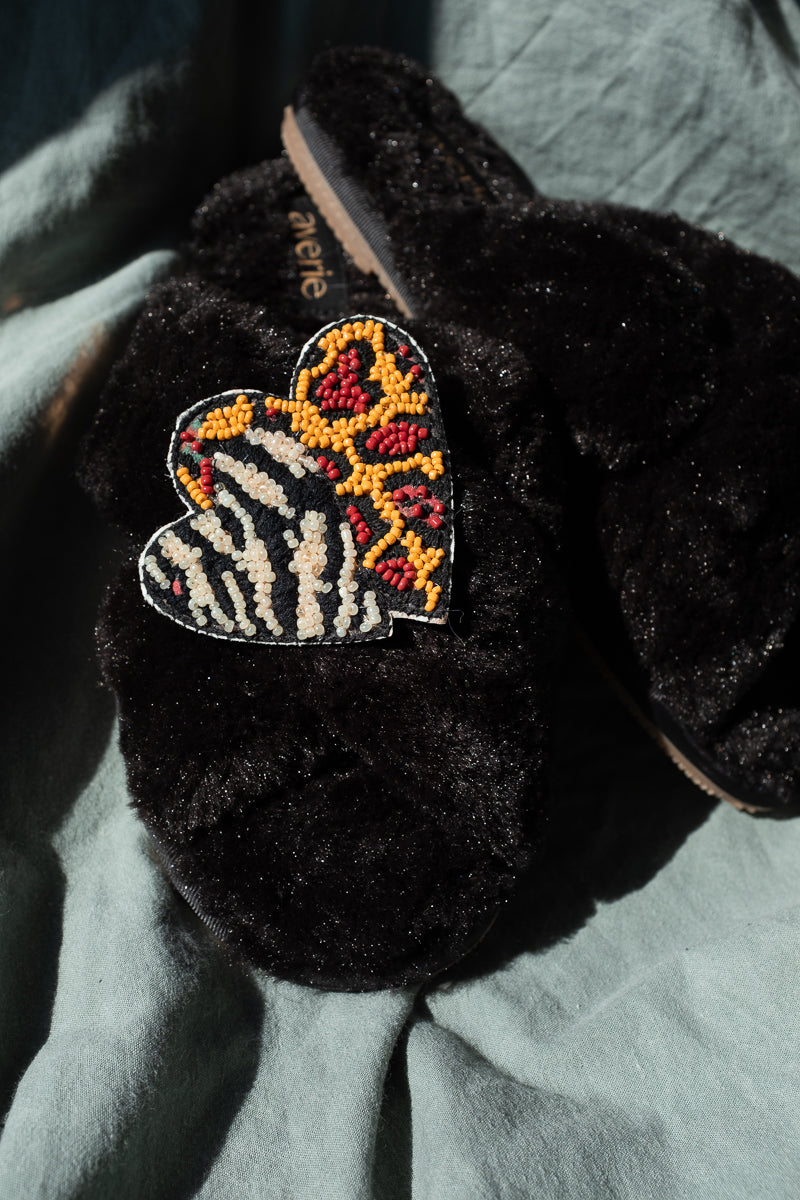Lush Life Heart Slippers