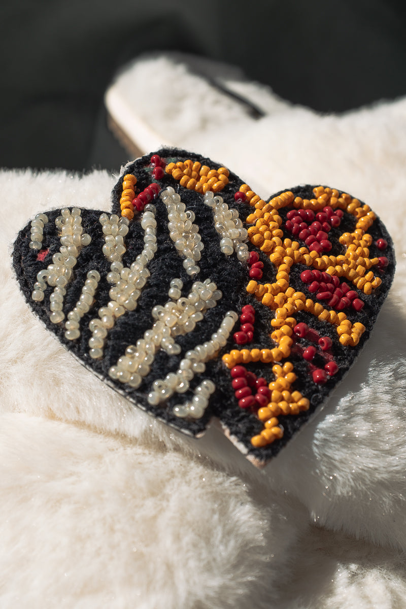 Lush Life Heart Slippers