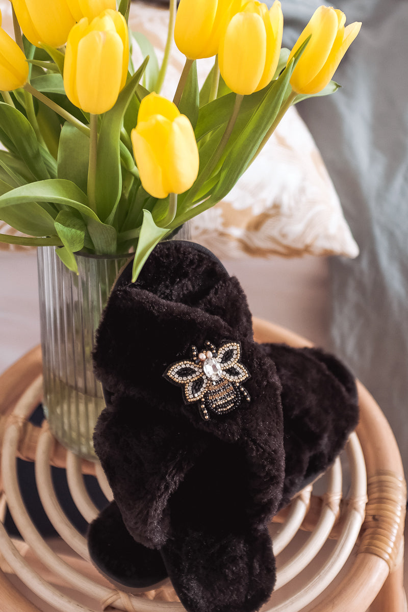 Buzzy Bling Slippers