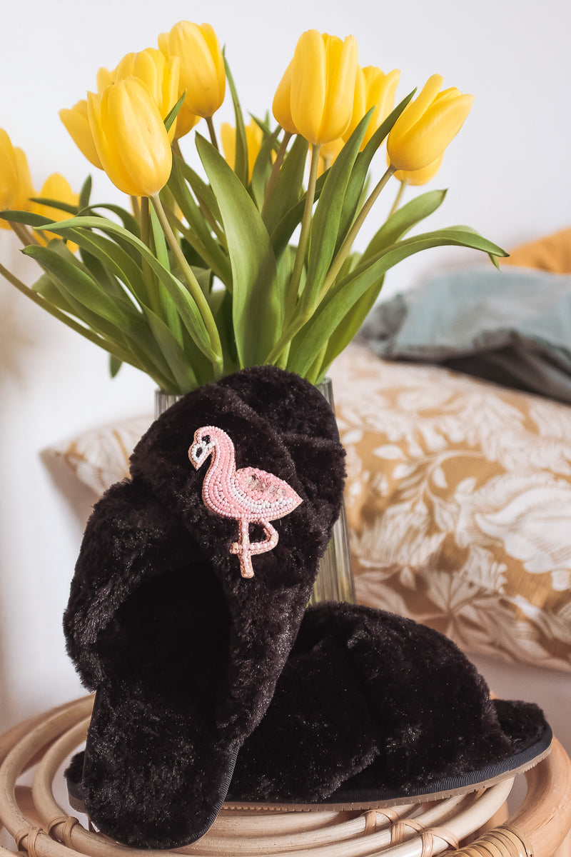 Flamingo Fun Slippers