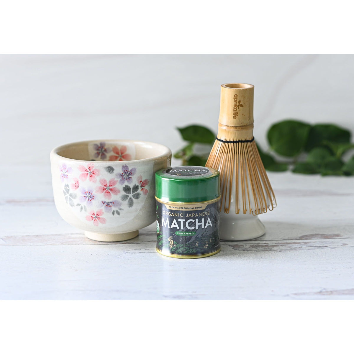 Kohiki Pink Sakura Matcha Bowl by Aprika Life