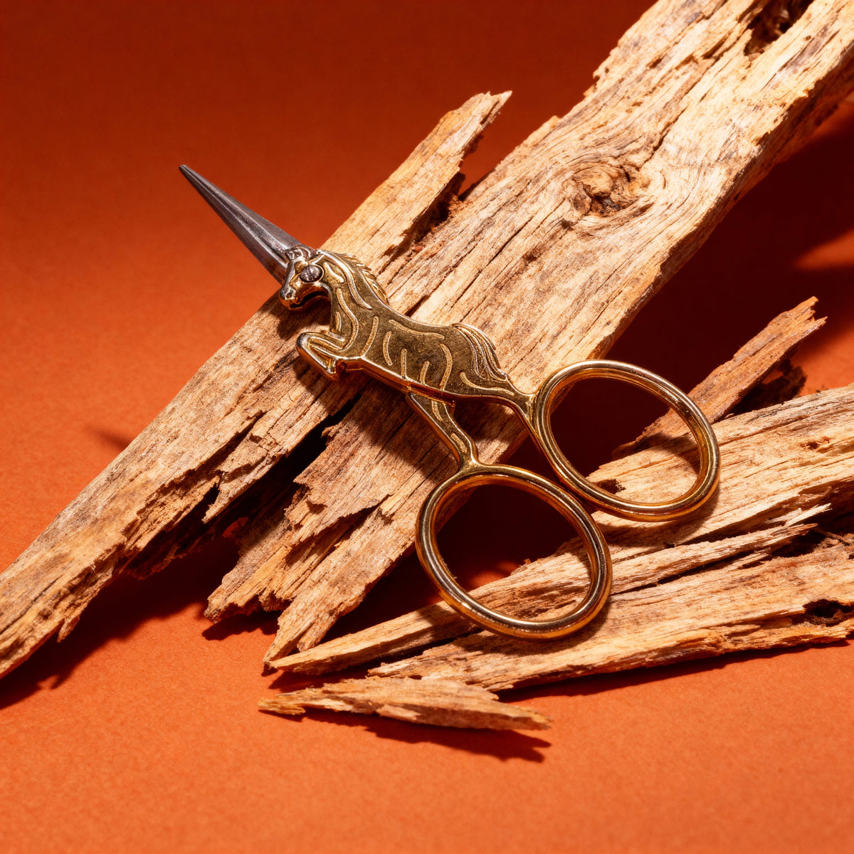 Golden Unicorn Mini Scissors | Embroidery Size 4" by The Bullish Store