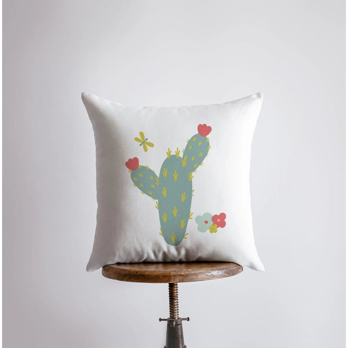 Green Cactus Pillow | Pillow Cover