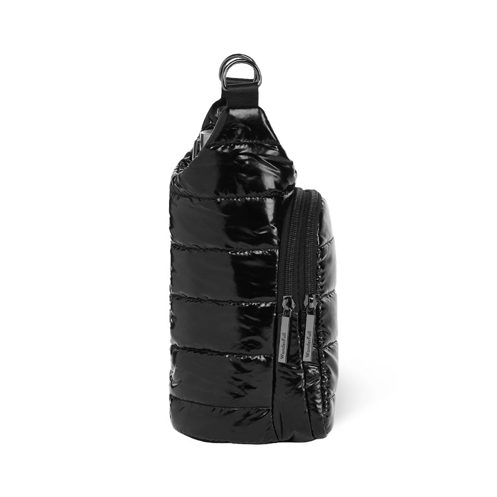 Black Glossy HydroBag® with Black Strap