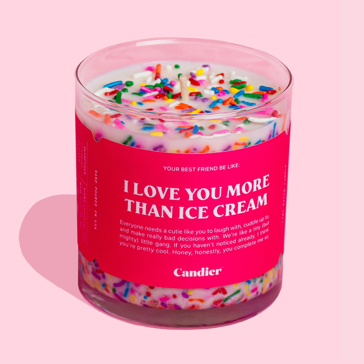 I LOVE YOU MORE THAN ICE CREAM CANDLE by Shop Ryan Porter