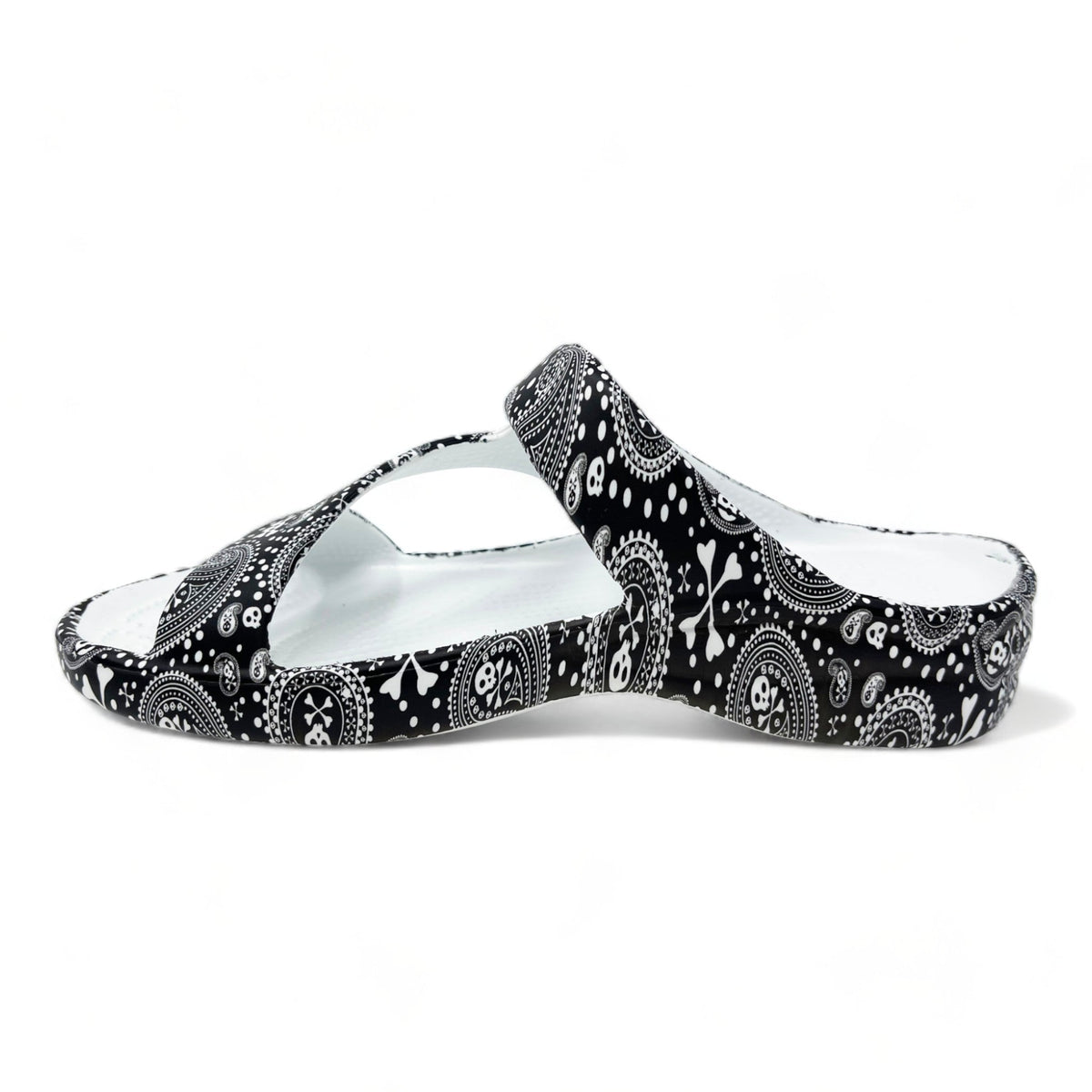 Women&#39;s PAW Print Z Sandals - Pirate Paisley by DAWGS USA