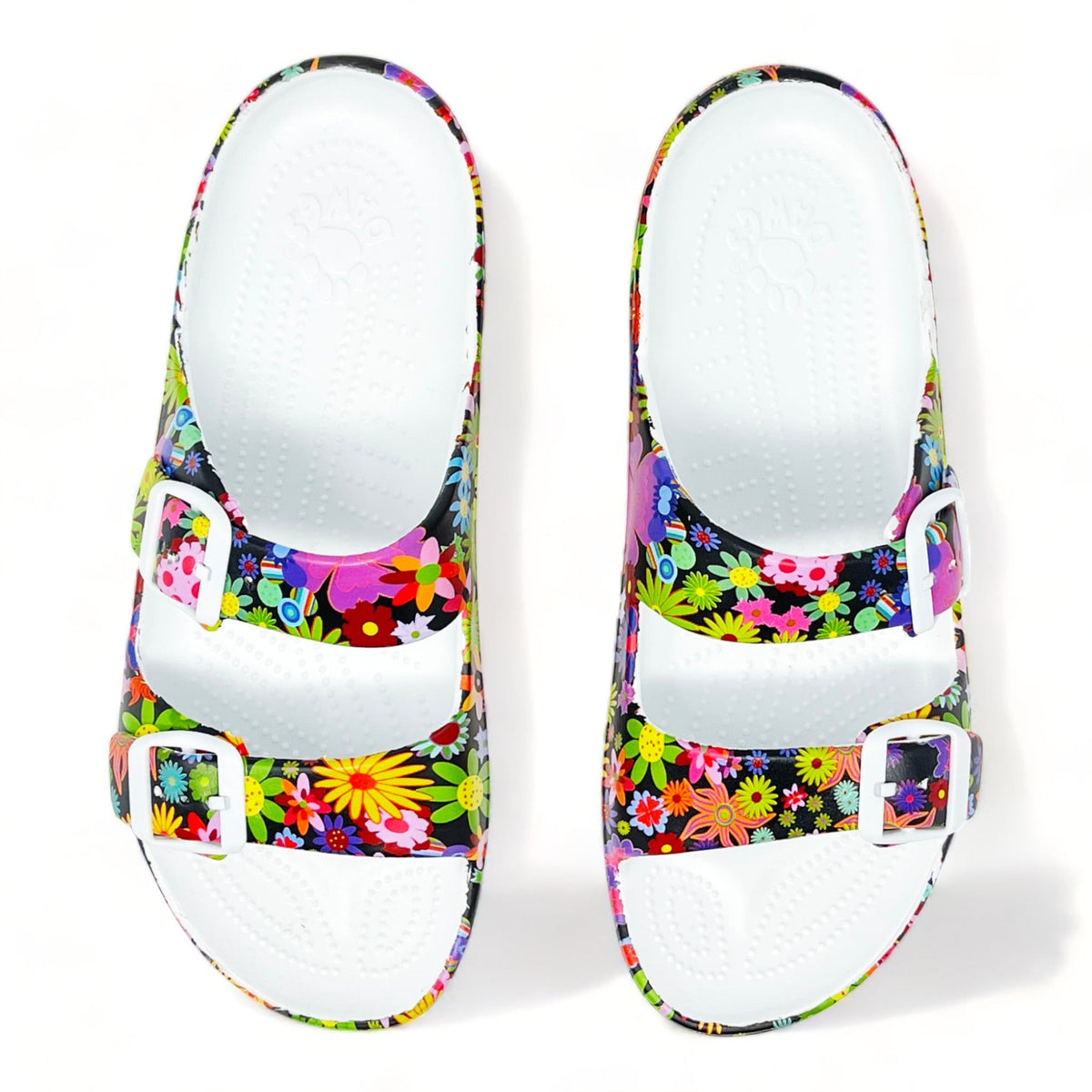 Women&#39;s PAW Print Adjustable 2-Strap Sandals by DAWGS USA