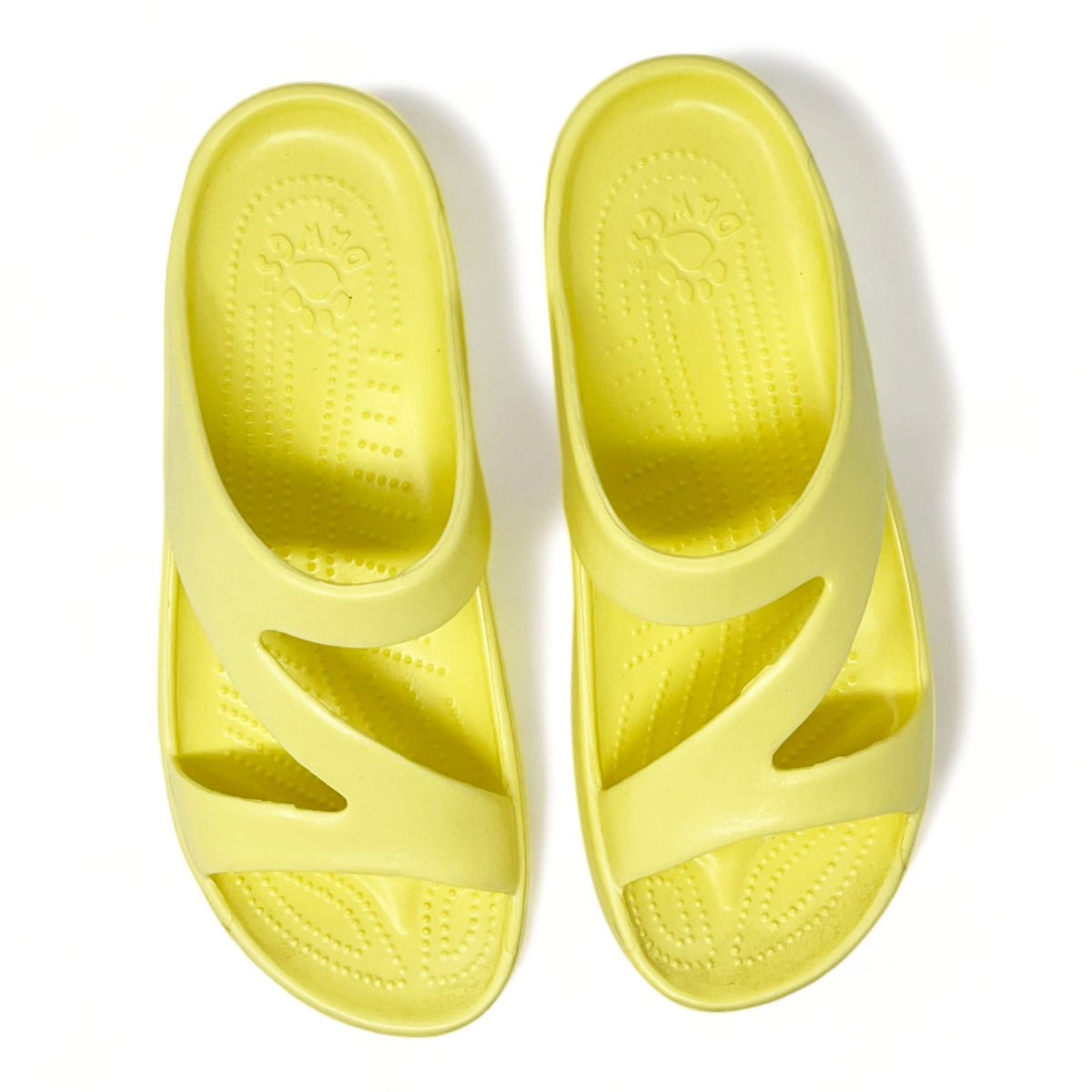 Women&#39;s Z Sandals - Yellow by DAWGS USA