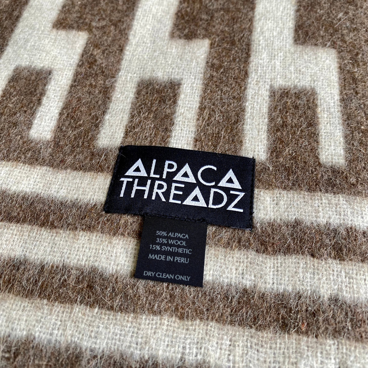 Alpaca Wool Throw Blanket
