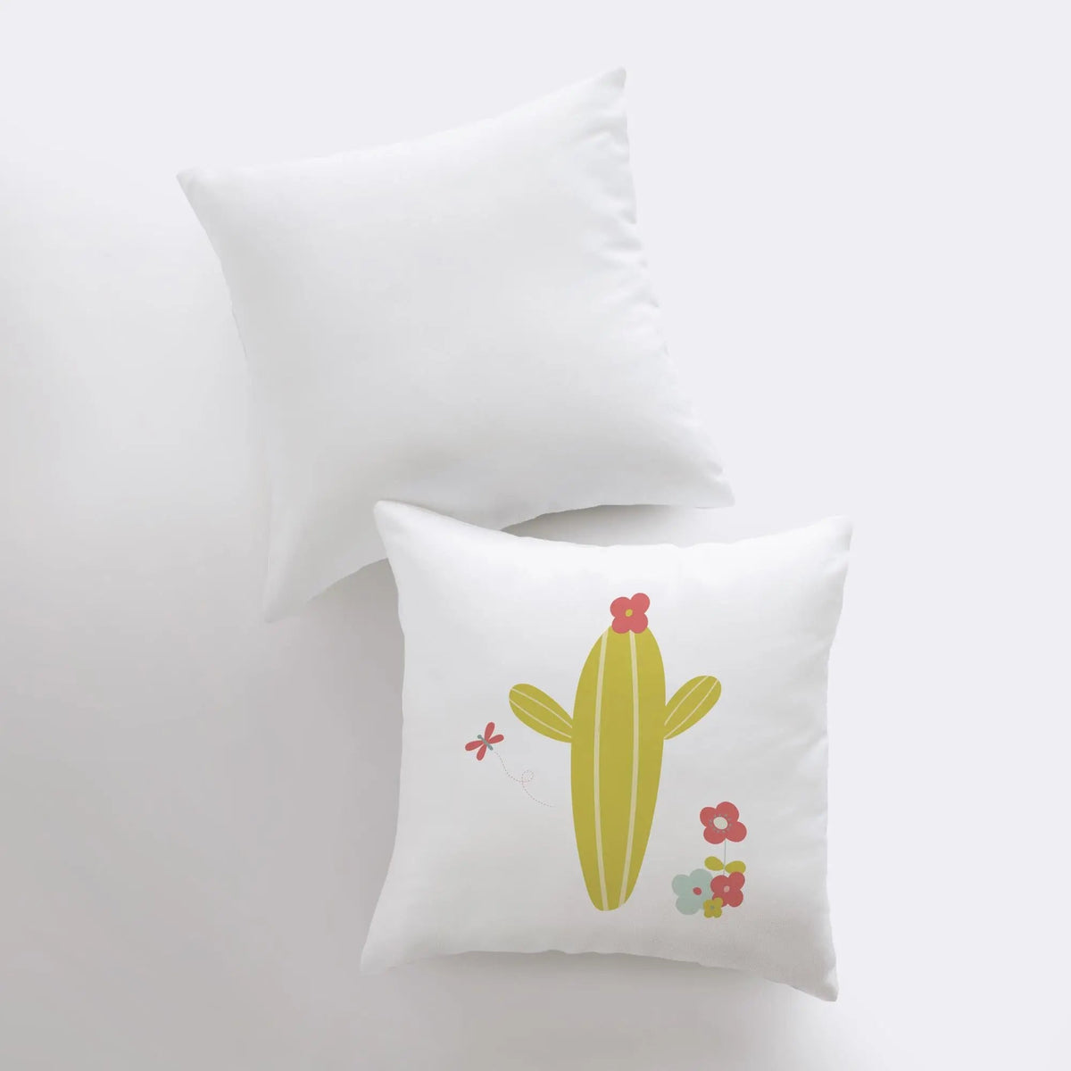 Lime Green Cactus Pillow | Pillow Cover