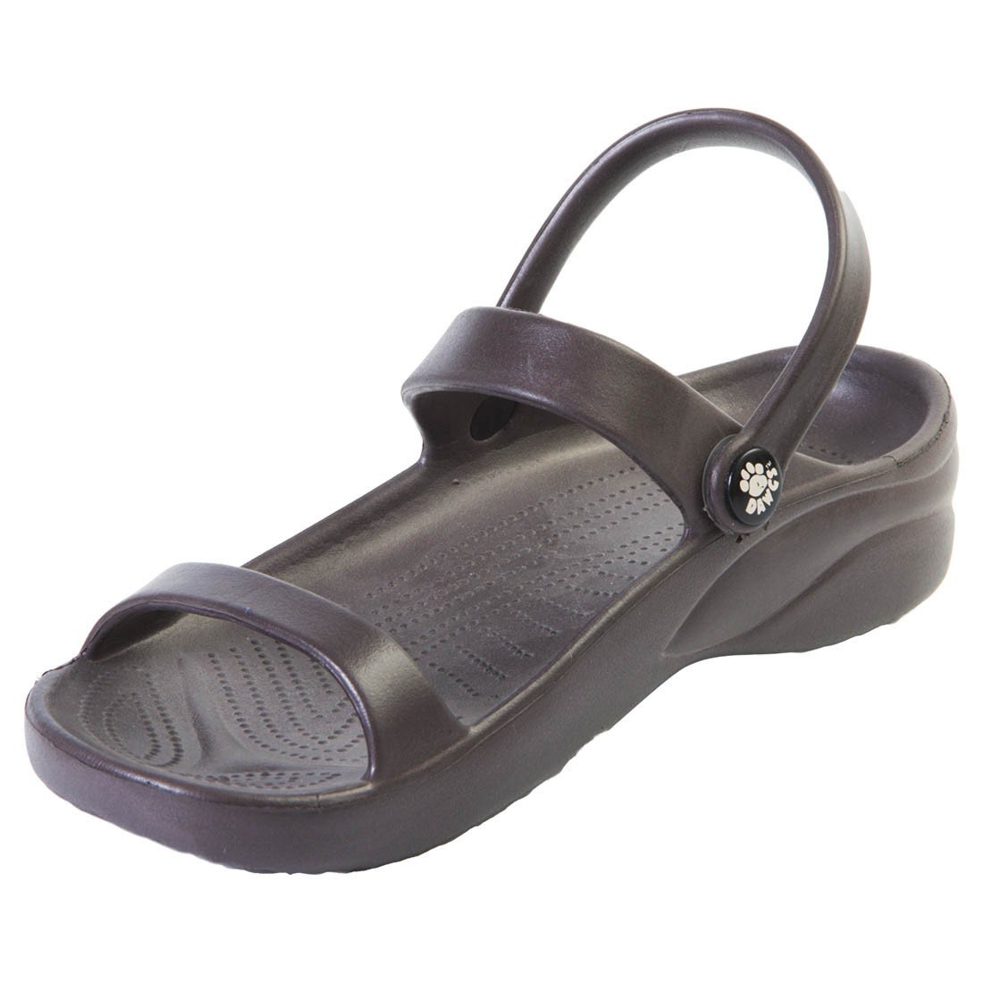 Women&#39;s 3-Strap Sandals - Dark Brown by DAWGS USA