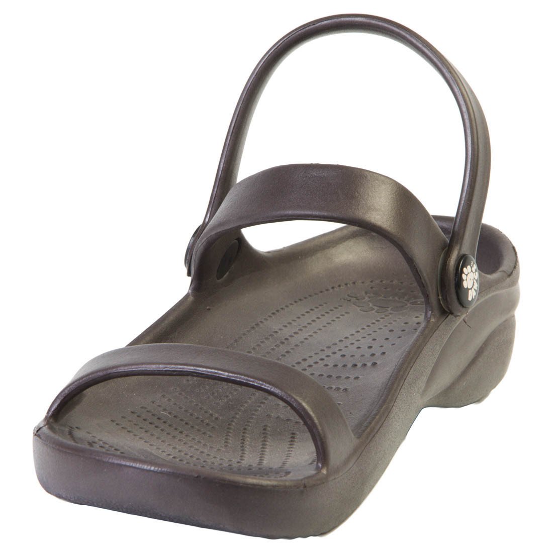 Women&#39;s 3-Strap Sandals - Dark Brown by DAWGS USA