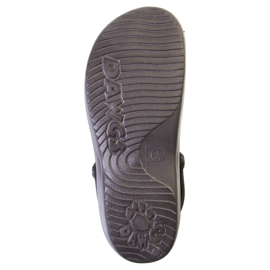 Women&#39;s 3-Strap Sandals - Dark Brown by DAWGS USA
